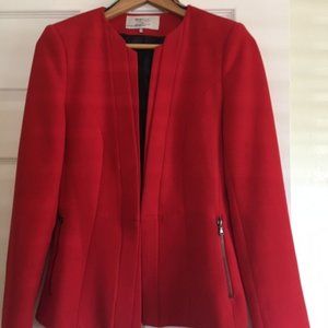 Zara Red Trafaluc blazer - size M